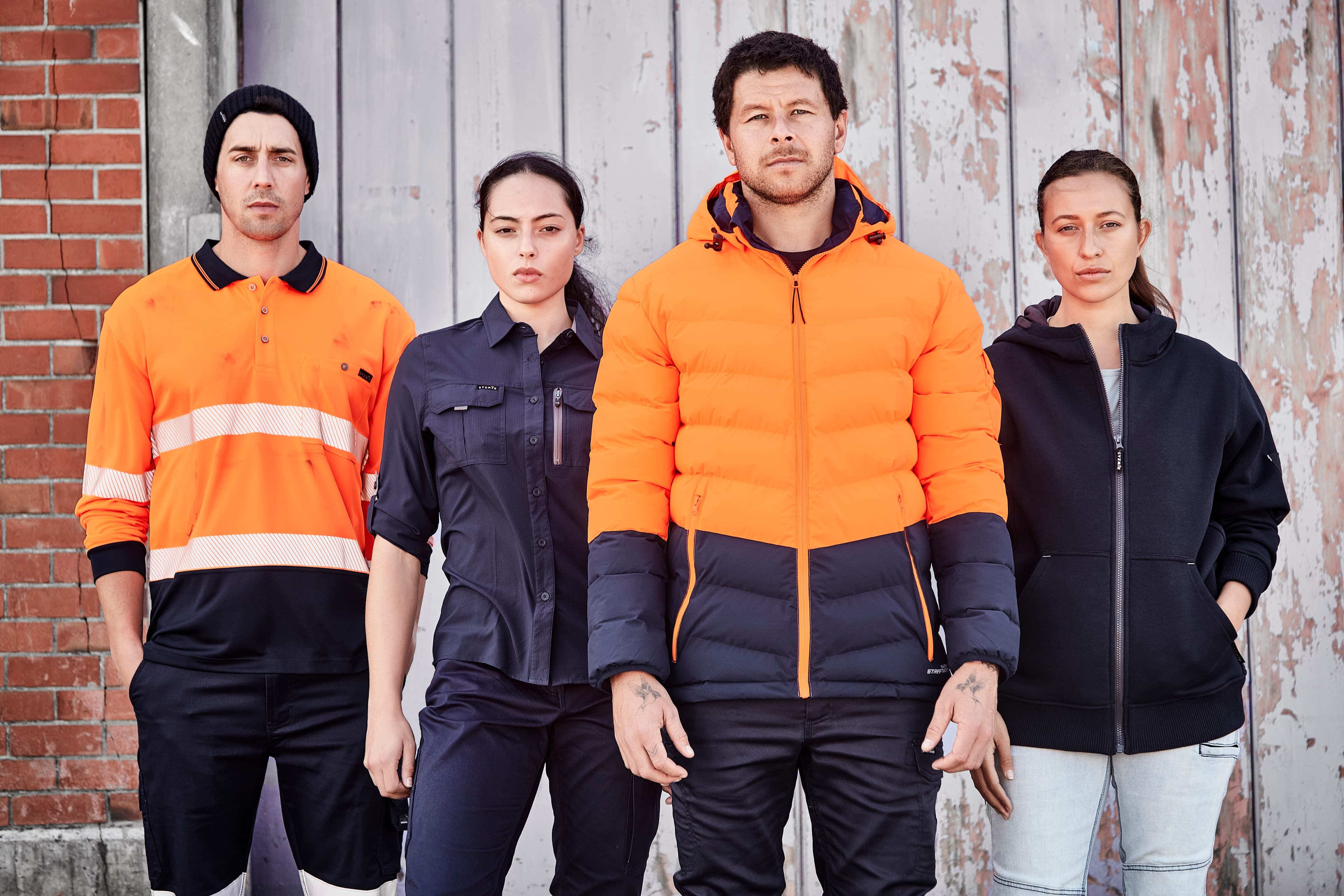 Trade Workwear team in branded uniforms